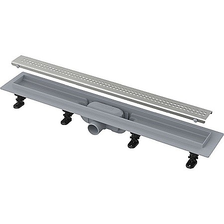 Obiecte Sanitare - RIGOLA DUS 650MM ALCA CU GRATAR PERFORAT SIMPLE APZ9-650M