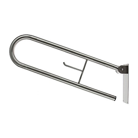 BARA CU PORTHIRTIE RABATABILA HEKO ALB 750 MM PENTRU PERSOANE CU DIZABILITATI BG0800 [1]