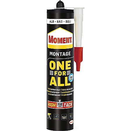 Curte si Gradina - SILICON MOMENT ONE FOR ALL 440GR ALB ADEZIV MONTAJ SI ETANSANT HRO176 1945805