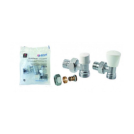 Termice - SET ROBINET TUR RETUR 16-1/2 PEX KCM16 ARCO