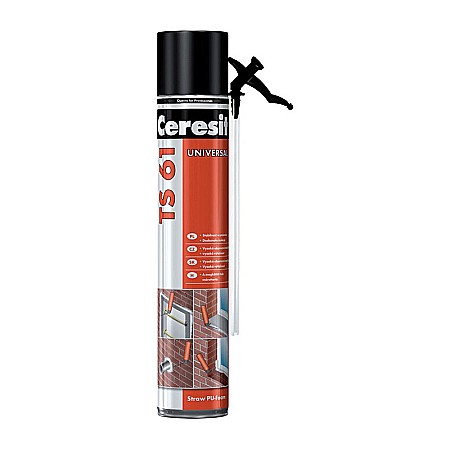 Silicon Banda adeziva - SPUMA 750ML TS61 POLIURETANICA MONTAJ CERESIT HRO59/565006