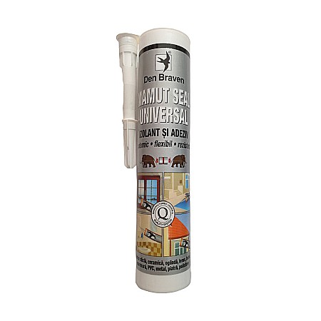 Silicon Banda adeziva - MAMUT UNIVERSAL ALB 290ML 1184111 DEN BRAVEN