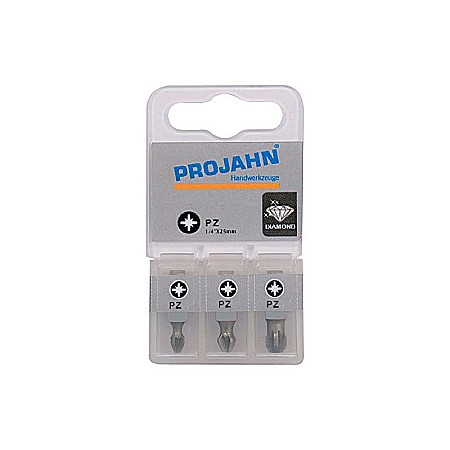Accesorii scule si unelte - BIT DIAMANTAT 1/4-25MM NR2 (3BUC/SET ) PHILIPS/POZIDRIVE PRO.1750102-03