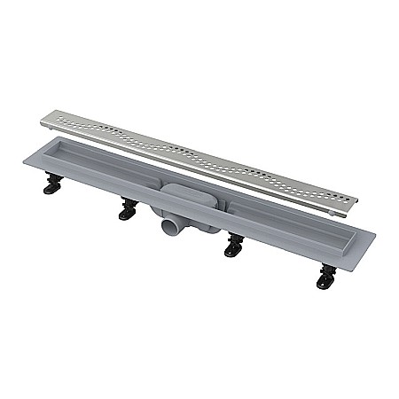 Obiecte Sanitare - RIGOLA DUS 550MM ALCA CU GRATAR PERFORAT SIMPLE APZ8-550M