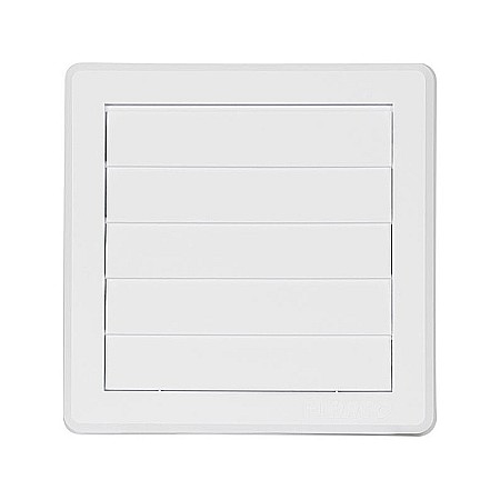 Grile ventilatie si aerisire - GRILA 175X175 G/125 GRAVITATIONALA ALBA PLASTIC HACO HAC.0233