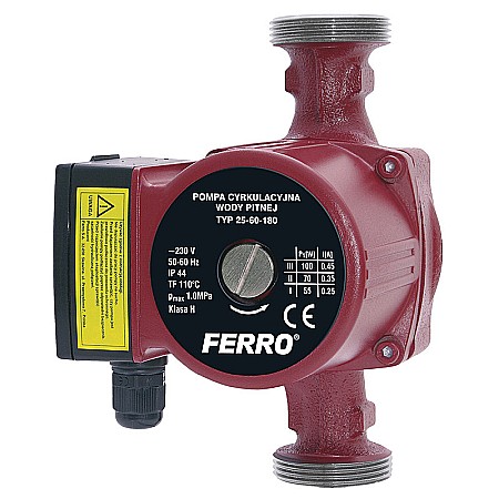 Pompe recirculare incalzire si apa calda - POMPA CIRCULATIE 25-60-180 WEBERMAN/FERRO 0202W