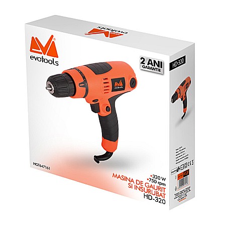 MASINA DE GAURIT SI INSURUBAT HD 320 EPTO 320W 647161 EVOTOOLS RESIGILAT [1]