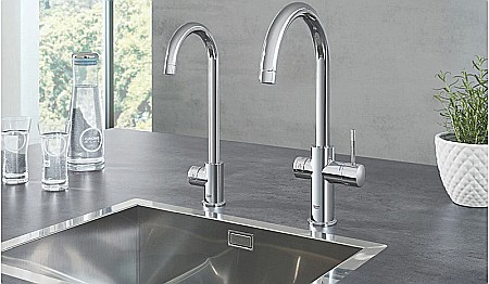 BATERIE BUCATARIE SI BOILER MARIMEA L GROHE RED DUO 30079001 [5]