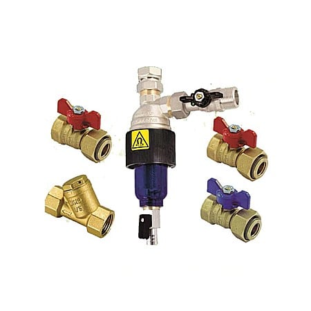 Termice - PACHET FILTRU ANTIMAGNETITA 3/4 +SET ROBINETI 3150016 TIEMME