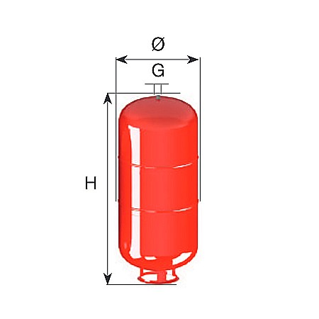 Vase expansiune - VAS DE EXPANSIUNE CIMM ERE CE 400L CM820400/001 STATIV