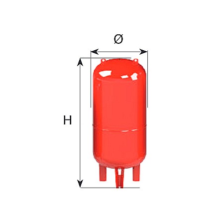 Vase expansiune - VAS DE EXPANSIUNE CIMM ERE CE 600L CM820600 STATIV CU PICIOARE