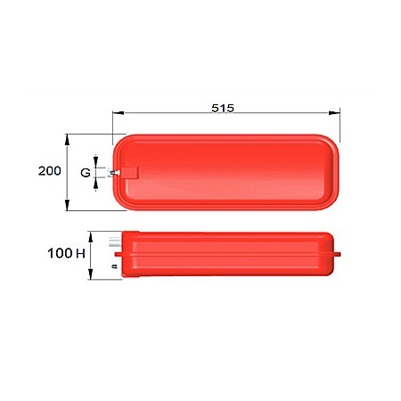 VAS DE EXPANSIUNE CIMM RP200 6L PLAT DREPTUNGHIULAR CM9106 [2]