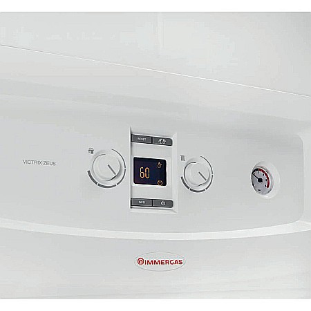 CENTRALA TERMICA PE GAZ IN CONDENSATIE IMMERGAS VICTRIX ZEUS 25 CU BOILER INOX 45 L KIT EVACUARE INCLUS [2]