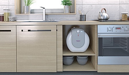 BOILER TESY ELECTRIC 10L GCU 1015 L52 RC COMPACT MONTAJ SUB CHIUVETA [3]