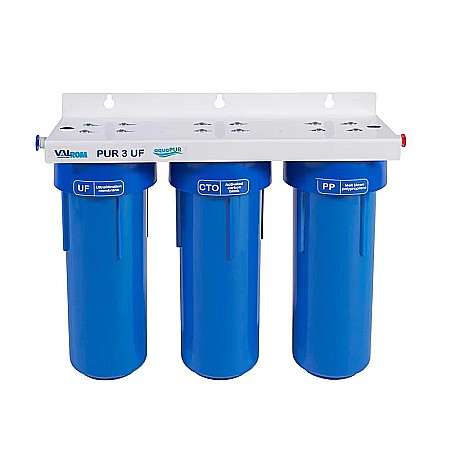 Ultrafiltrare recomandat pentru apa de retea - Sistem ultrafiltrare apa PUR3 UF Aquapur Valhoh Valrom AQUA04320411020