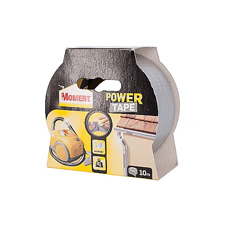 Curte si Gradina - BANDA ADEZIVA ARGINTIE 10MX50MM POWER TAPE MOMENT HRO122/1675728