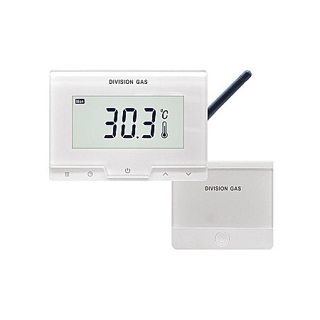 Automatizare Termostate Detectoare - Termostat ambiental programabil DG19 wireless alb Homplex