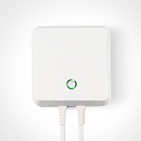 TERMOSTAT DE AMBIENT CU CONTROL PRIN INTERNET HOMPLEX NX1 PROGRAMABIL WIRELESS ALB [6]