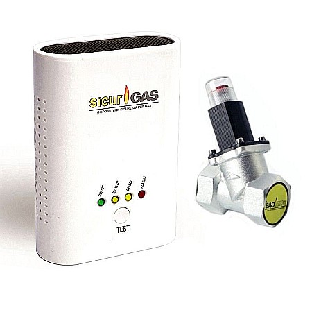 Detectoare de gaz si electrovalve - ELECTROVANA 1 + SENZOR GAZ SICURGAS
