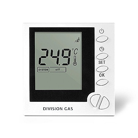 Termostate centrala ambient - TERMOSTAT PROGRAMABIL CU FIR PENTRU INCALZIRE IN PARDOSEALA DG803X HOMPLEX