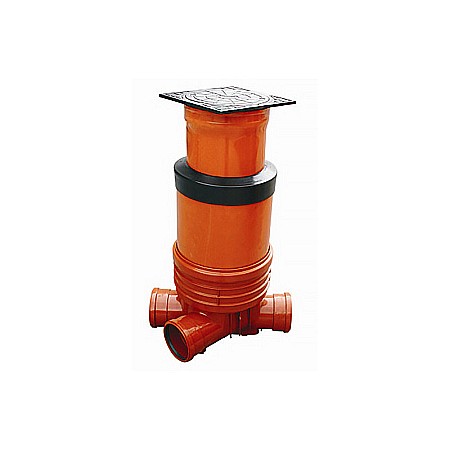 Camin canalizare, vizitare, inspectie - Camin canalizare d400 cu 3 intrari + 1 iesire d160 complet echipat cu capac compozit clasa a15