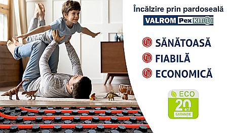 KIT INCALZIRE IN PARDOSEALA 80MP VALROM ECO CU AUTOMATIZARE FIR [1]