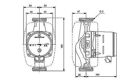 POMPA RECIRCULARE GRUNDFOS ALPHA2 L 25-60 180 99925392 [2]