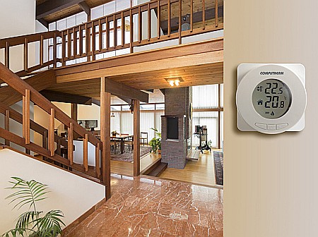TERMOSTAT DE AMBIENT CU FIR COMPUTHERM T30 NEPROGRAMABIL [1]