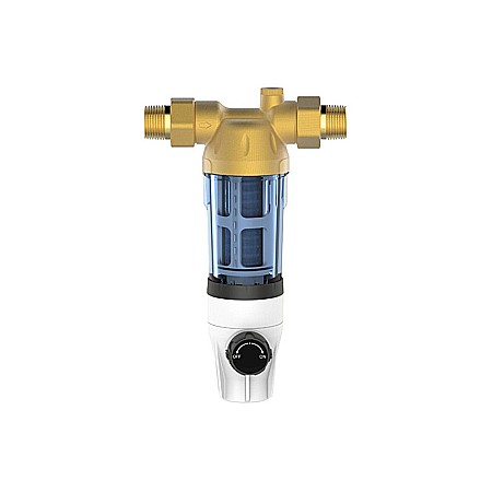 Filtre apa cu purjare - Filtru apa cu purjare 3/4 FE 3M3/H hol cartus inox 90 Aquapur Valhoh Valrom 87210003025
