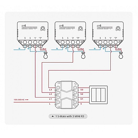 Sonoff mini r3 comutator releu inteligent wifi 16a [3]