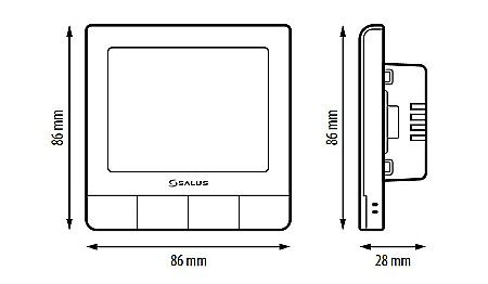 TERMOSTAT DIGITAL PROGRAMABIL SALUS SQ610 QUANTUM 230V PENTRU DOZA [2]