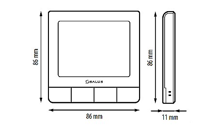 TERMOSTAT WIRELESS DIGITAL PROGRAMABIL SALUS SQ610RF QUANTUM PENTRU SALUS IT600 [2]
