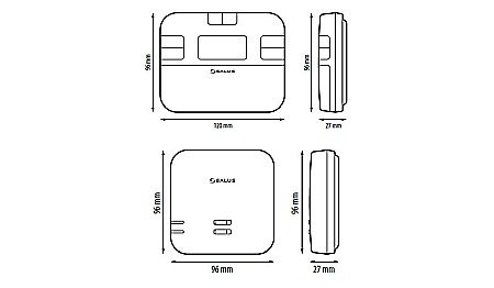 TERMOSTAT PROGRAMABIL RT510RF CU RADIO COMANDA SALUS [2]
