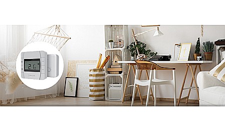 TERMOSTAT SALUS DT300RF WIRELESS NEPROGRAMABIL FARA FIR PENTRU CENTRALA [1]