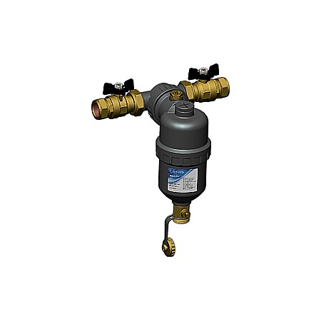 Filtre antimagnetita - FILTRU ANTIMAGNETITA MD22S CU ROBINET 22MM + LICHID INHIBITOR LX1-500ML