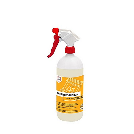 Solutii intretinere instalatii - CLEANEX GUDRON 1 KG SOLUTIE CURATARE CAZANE CU COMBUSTIBIL SOLID CU PULVERIZATOR LBXGDLI001