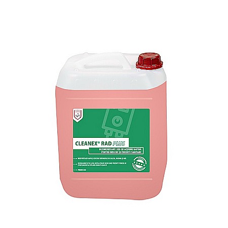 Solutii intretinere instalatii - DEZINCRUSTANT 10 KG CLEANEX RAD PLUS ECO RAPID PENTRU BOILER SI CIRCUITE SANITARE LBXCLRDP10