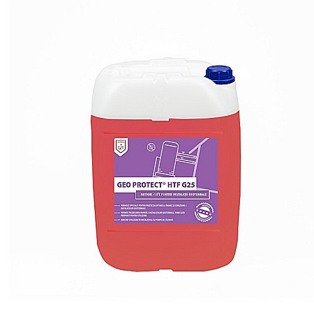 Solutii intretinere instalatii - GEO PROTECT HTF G25 20 KG ANTIGEL -15 GRADE PENTRU INSTALATII GEOTERMALE LBXHT25020