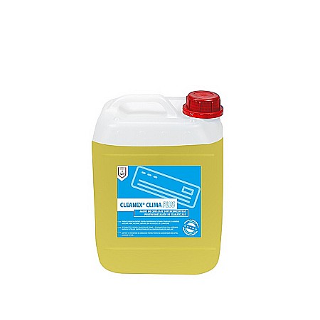 Solutii de intretinere aere conditionate - CLEANEX CLIMA PLUS 5 KG DETERGENT SUPERCONCENTRAT PENTRU INSTALATII DE CLIMATIZARE LBXCLCMP05