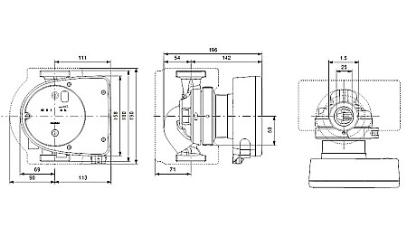 POMPA RECIRCULARE GRUNDFOS MAGNA1 25-100 99221214 [2]