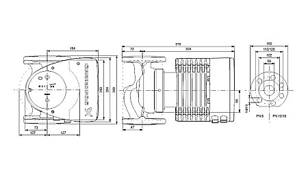 POMPA RECIRCULARE GRUNDFOS MAGNA1 50-100 F 99221335 [2]