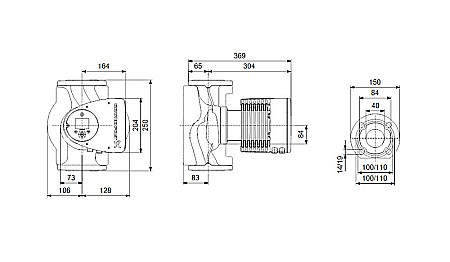 POMPA RECIRCULARE GRUNDFOS MAGNA3 40-150 F 97924271 [2]