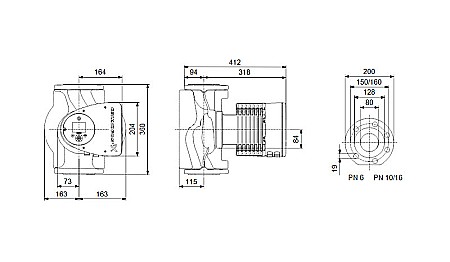 POMPA RECIRCULARE GRUNDFOS MAGNA3 80-120 F 97924310 [2]