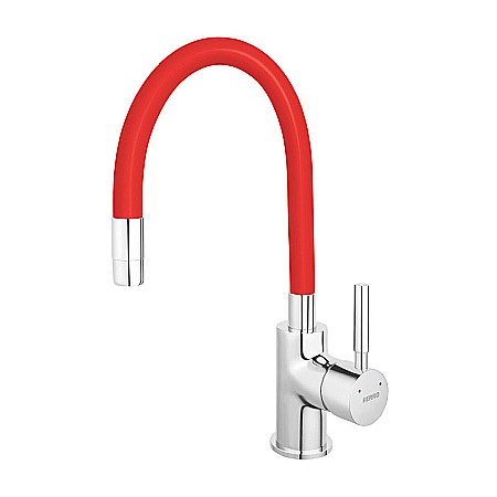 Pachet CHIUVETA GRANIT FERRO DRGM48/78SA CU O CUVA SI PICURATOR 78X48CM NISIP MEZZO BEJ CU BATERIE BUCATARIE FERRO CADOU [1]