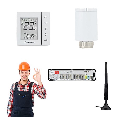 Pachet AUTOMATIZARE INCALZIRE IN PARDOSEALA 8 ZONE RF SALUS [0]