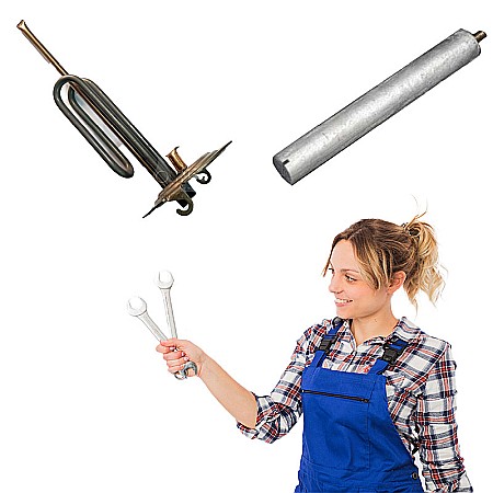 Accesorii, Piese de Schimb Boilere - PACHET REZISTENTA BOILER 1800W 65150829 ARISTON ORIGINAL CU ANOD MAGNEZIU 977127-01