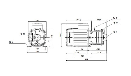 Pompa apa centrifuga multietajata Grundfos CM 3-5 220V 96807024 [3]