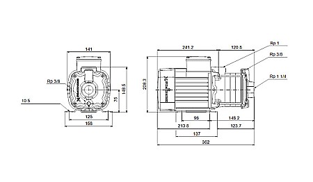 Pompa apa centrifuga multietajata Grundfos CM 5-5 220V 97516571 [3]