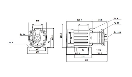 Pompa apa centrifuga multietajata Grundfos CM 5-4 220V 97516570 [3]