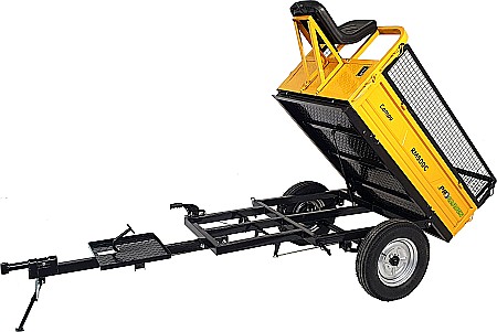 Curte si Gradina - REMORCA CAMPO RM500C 500KG MOTOCULTOR 1 OSIE PRINDERE BOLT PROGARDEN